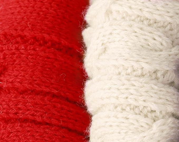 2 Pack Dog Sweaters for Small Dogs - Puppy Medium/Large Warm Clothes in Winter, Turtleneck Pullover Design for Boy Girl Pet, Doggie, Cat, Kitten Chihuahua Bulldog Pug Beagles (L, Red, Beige) - PAWPICO