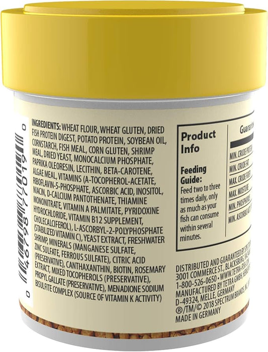 Tetra Fish Aquatics Betta Small Pellets 1.02 Ounce, Complete Nutrition Plus Color Boost, Fish (Pack of 2) Tetra