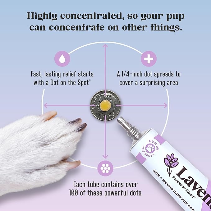 for Dogs - Reduces Skin Irritations and Itching - Effective Wound Care and Hot Spot Treatment Lavengel