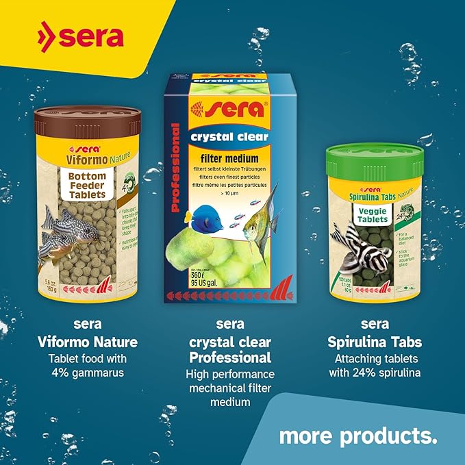 sera Catfish Chips Nature 13.4 oz./0.84lbs | Premium Fish Food for Ancistrus & Plecos | High Fiber | No Dyes & Preservatives | Supports Digestion & Promotes Healthy Growth | Ideal for Bottom Feeders Sera