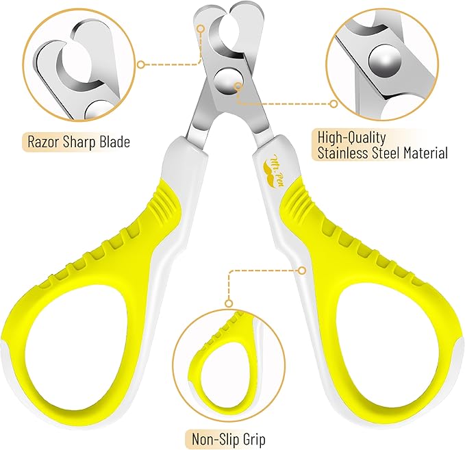 Mr. Pen- Cat Nail Clipper, Lime Green, Cat Nail Trimmer, Cat Nail Clippers, Cat Claw Clippers, Cat Clippers for Nails, Pet Nail Clippers, Kitten Nail Clipper, Small Dog Nail Clipper Cat Claw Trimmer - PAWPICO