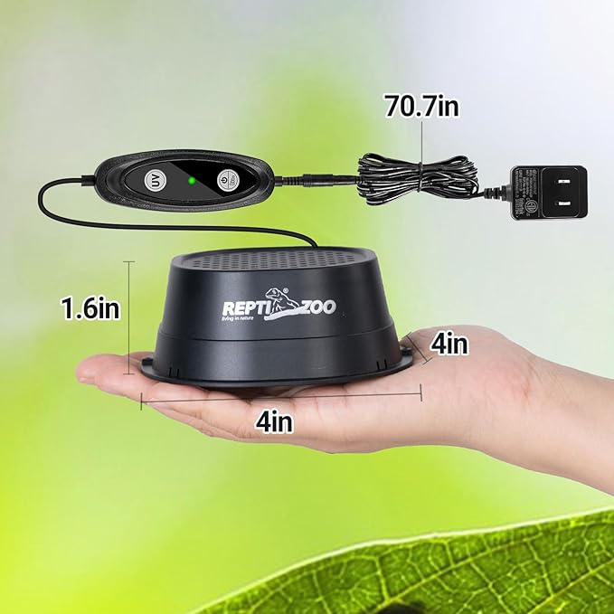 REPTI ZOO UVB Reptile Light with Dimming, LED UVB Light Bulb Fixture for Bearded Dragon Gecko Lizard Turtle Snake, Adjustable Brightness UVA UVB Lamp for Tropical & Desert Reptile REPTIZOO