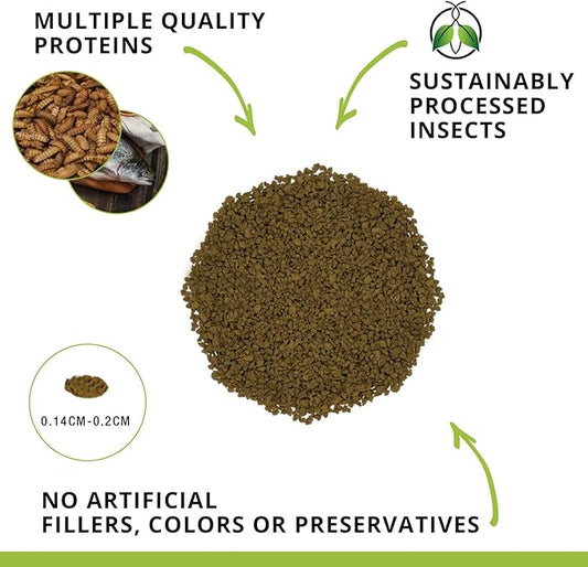 Fluval Bug Bites Bottom Feeder Fish Food, Granules for Small to Medium Sized Fish, 1.60 Oz., A6586 Fluval