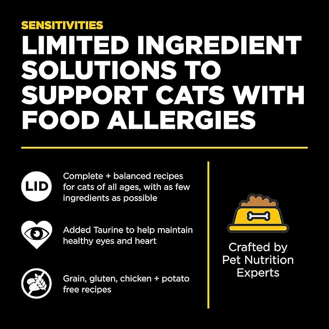 Go! Solutions Sensitivities Limited Ingredient, Grain-Free Dry Cat Food, Duck Recipe for Sensitive Stomach, 16 lb Bag - PAWPICO