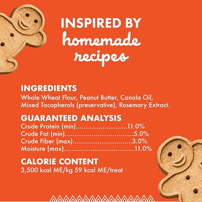 Buddy Biscuits Crunchy Dog Treats, Peanut Butter, 18 oz. Box - PAWPICO