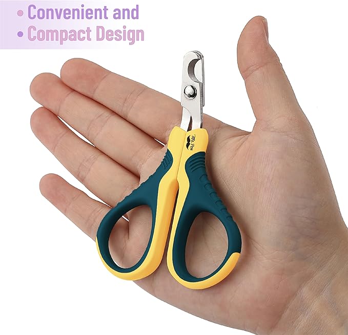 Mr. Pen- Cat Nail Clipper, Yellow & Gray Cat Nail Trimmer, Cat Nail Clippers, Cat Claw Clippers, Cat Clippers for Nails, Pet Nail Clippers, Kitten Nail Clipper, Small Dog Nail Clipper Cat Claw Trimmer - PAWPICO