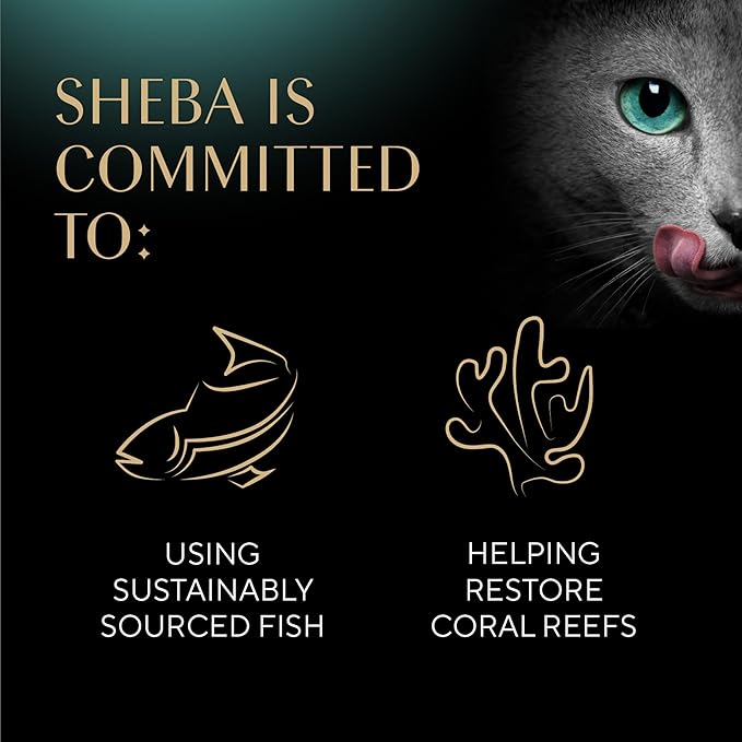 Sheba Meaty Tender Sticks Soft Cat Treats with Chicken, Tuna Flavor, and Salmon Flavor, 0.14 oz., 40 Count Sheba