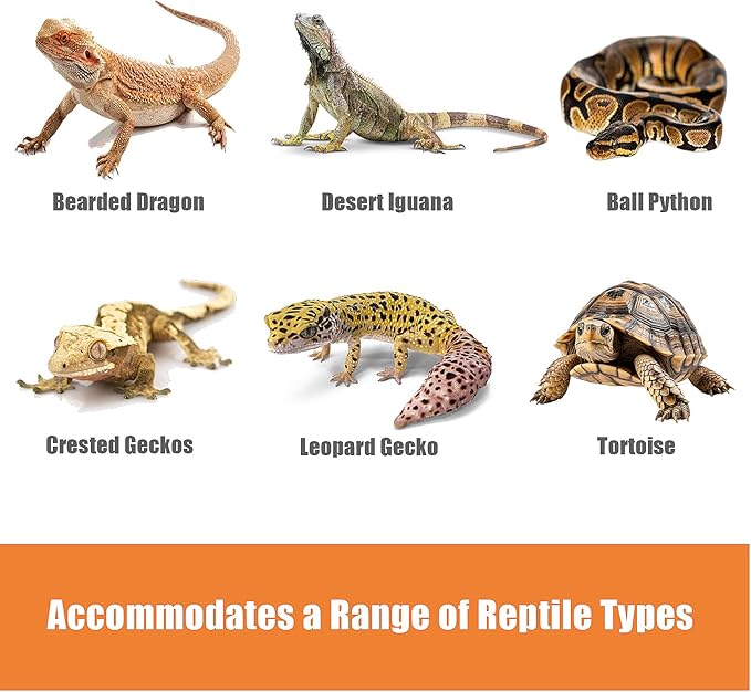 Bearded Dragon Tank Accessories, Reptile Terrarium Liner, Bearded Dragon Substrate Bedding for 120 Gallon Reptile Tank, 4x2x2 Reptile Enclosure PAWPICO