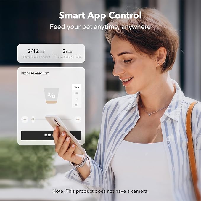 PETLIBRO Automatic Cat Feeder, 5G WiFi Automatic Dog Feeder with Freshness Preservation, 5L Timed Cat Feeder with Low Food Sensor, Up to 10 Meals Per Day, Granary Pet Feeder for Cats, Black - PAWPICO