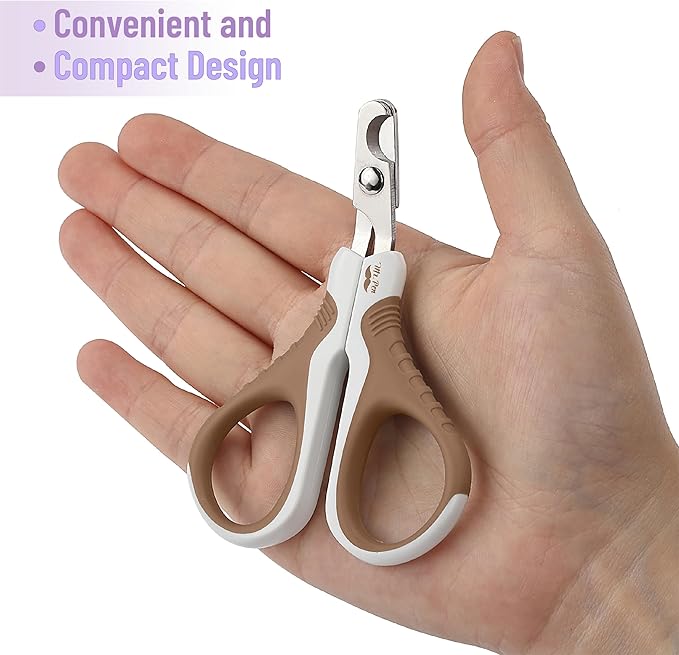 Mr. Pen- Cat Nail Clipper, Brown, Cat Nail Trimmer, Cat Nail Clippers, Cat Claw Clippers, Cat Clippers for Nails, Pet Nail Clippers, Kitten Nail Clipper, Small Dog Nail Clipper, Cat Claw Trimmer - PAWPICO