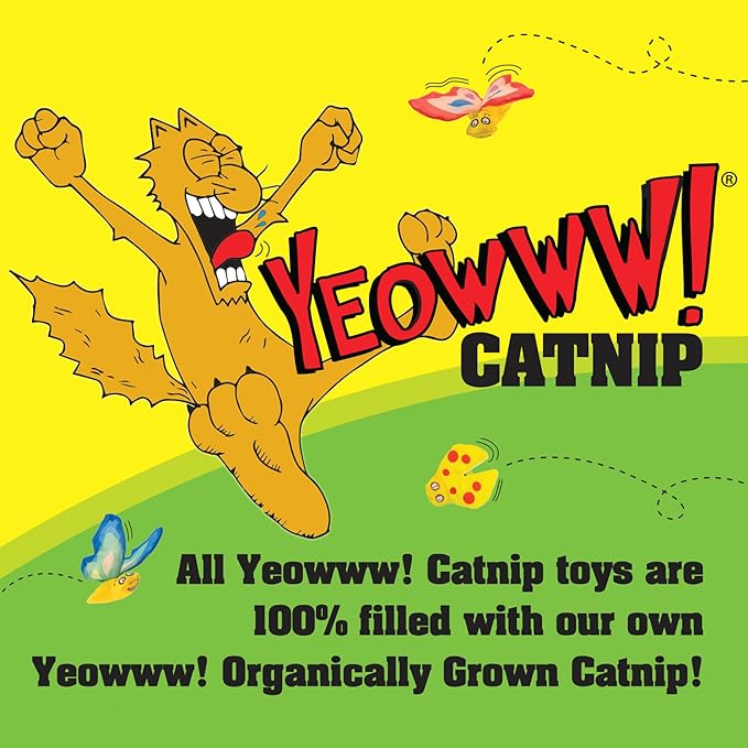 Yeowww! Catnip Toy, Yellow Banana - PAWPICO