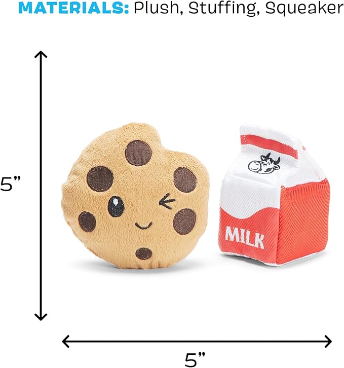 Barkbox Afterschool Snack Pack Dog Toy Bundle – Squeaky Dog Toys – Plush Dog Toys – Puppy and Pet Toys for Small Dogs - PAWPICO