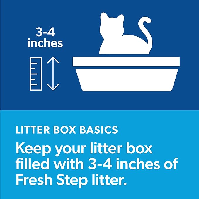 Fresh Step Light Weight Cat Litter Extreme With Febreze Freshness, Lightweight Clumping Litter, 15.4 lb. Box - PAWPICO