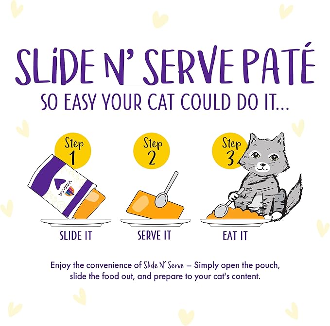 Weruva B.F.F. Play - Best Feline Friend Paté Lovers, Aw Yeah!, Paté Soiree! Variety Pack, 3oz Pouch (Pack of 12) - PAWPICO