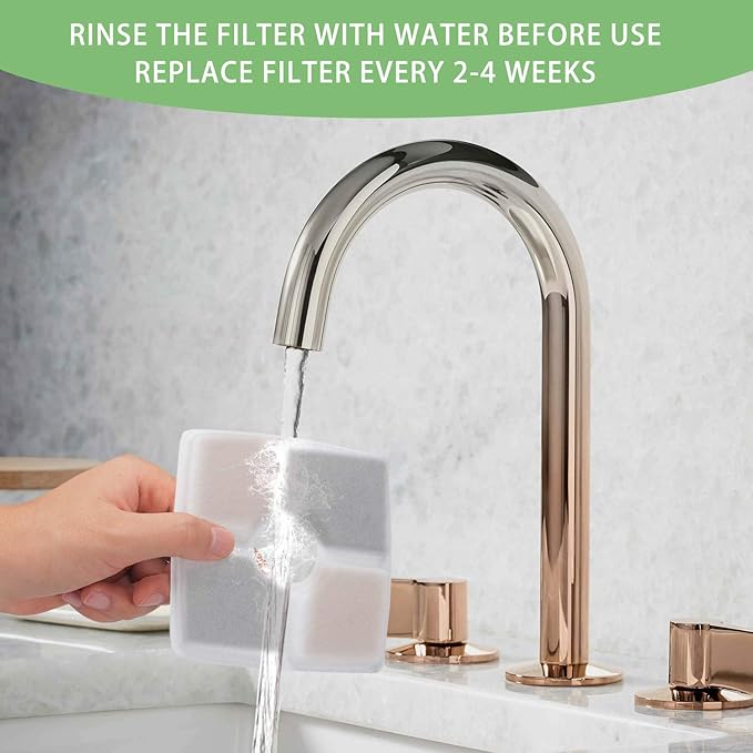 Cat Water Fountain Filter, Square Pet Fountain Filters, 8 Filters Pack for Stainless Steel Top Pet Fountain - PAWPICO