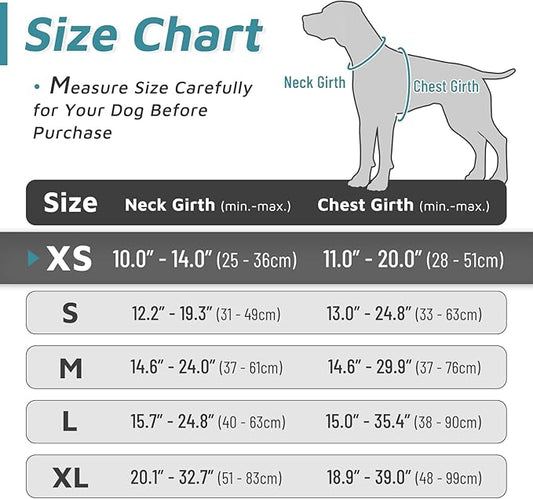 Eagloo Small Dog Harness No Pull, Service Vest with Reflective Strips and Control Handle, Adjustable and Comfortable for Easy Walking, No Choke Pet Harness with 2 Metal Rings, Dark Green, XS GoExplorewithEagloo