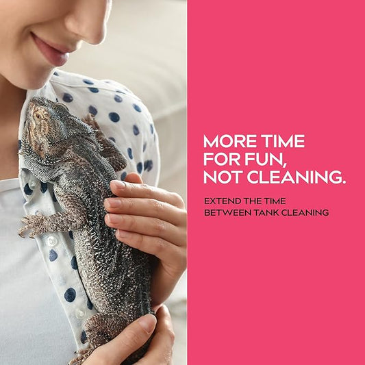 Reptile Tank Odor Eliminator Spray – Unscented Natural Mineral Formula - Remove Waste Smells in Bearded Dragon and Turtle Tanks – 9 Fl Oz Dynamic+Element