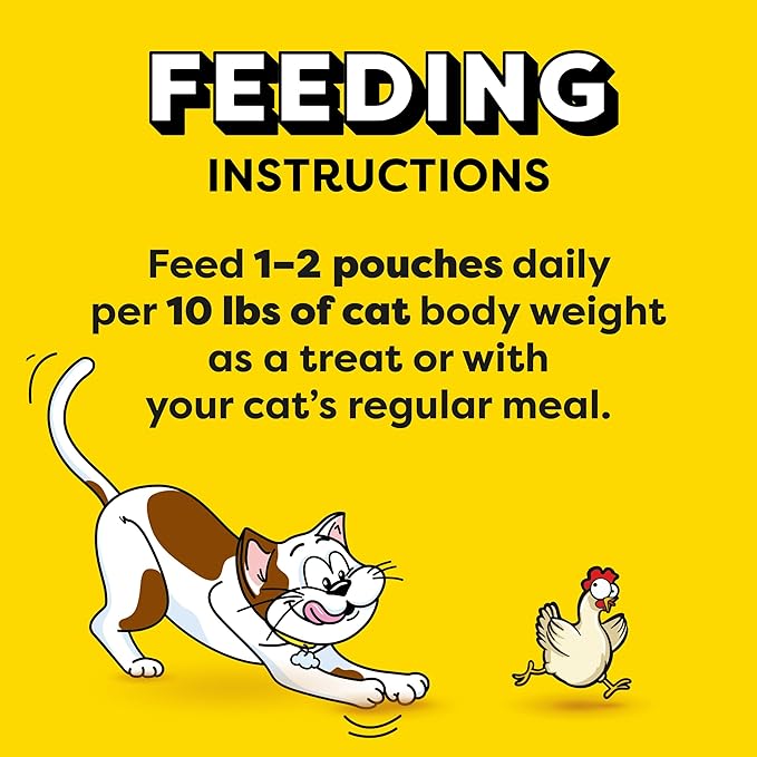 Temptations Creamy Puree with Chicken, Lickable Cat Treats, 0.42 oz Pouches, 24 Count Temptations