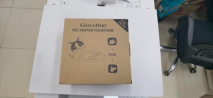 Cat Water Fountain with Tap Shape: 3.2L Cat Fountain for Cats - Super Quiet Water Pump - Filters Hair - Easy Disassembly - 6 Filters + 3 Foam Filters - Pink Cat Fountains for Drinking - PAWPICO