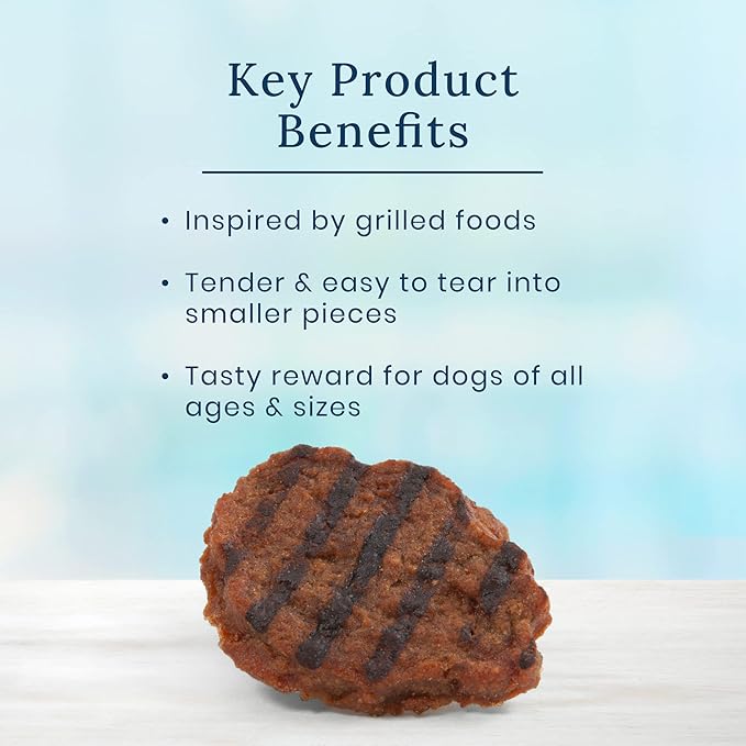 Blue Buffalo Nudges Grillers Natural Dog Treats, Beef, 16oz - PAWPICO