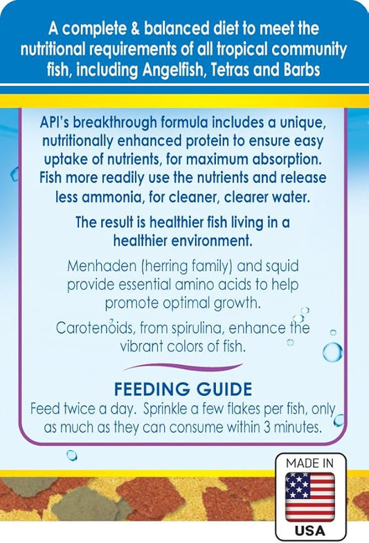 API TROPICAL FLAKES Fish Food 1.1-Ounce Container API