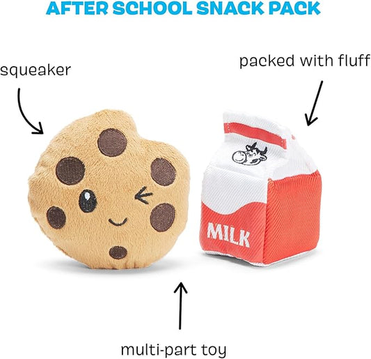 Barkbox Afterschool Snack Pack Dog Toy Bundle – Squeaky Dog Toys – Plush Dog Toys – Puppy and Pet Toys for Small Dogs - PAWPICO