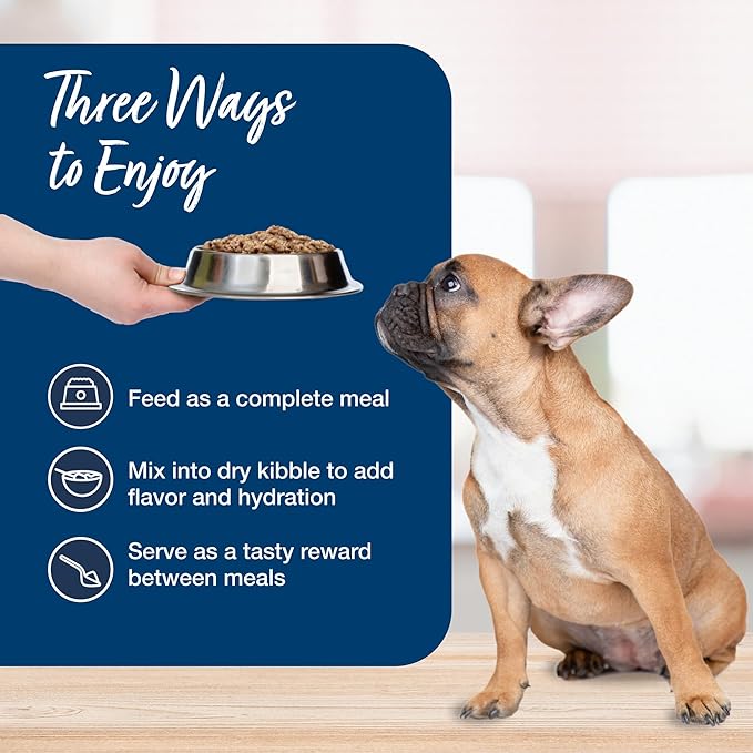 Blue Buffalo Blue's Stew Natural Wet Dog Food, Made with Natural Ingredients, Hearty Beef and Country Chicken Variety Pack, 12.5-oz. Cans, 6 Count - PAWPICO