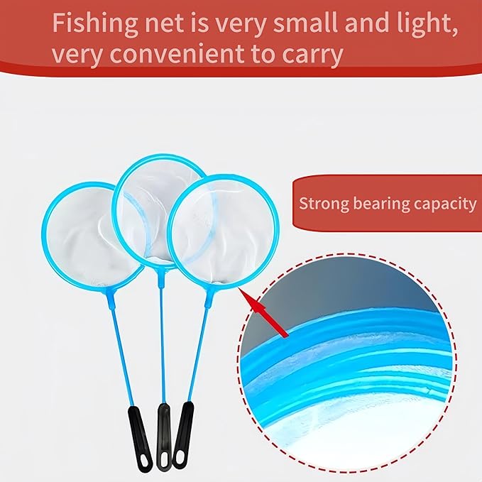 20pcs Aquarium Fish Net Cleaner Net Fish Tank Filter Nets, Brine Shrimp Sieve Fish Net High Density Mesh,Blue FKUMLUN
