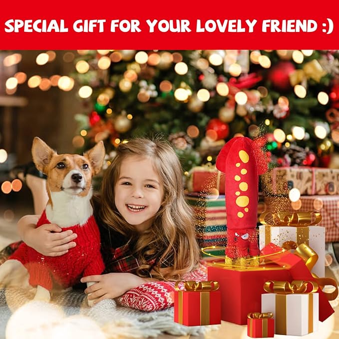 Water Bottle Dog Toys - Dog Puzzle Squeaky Enrichment Treat Dispensing Rope Snuffle Plush Toys, No Stuffing Durable Soft Crunchy Toys for Small Medium Large Dogs Puppy - Octopus Squid - PAWPICO