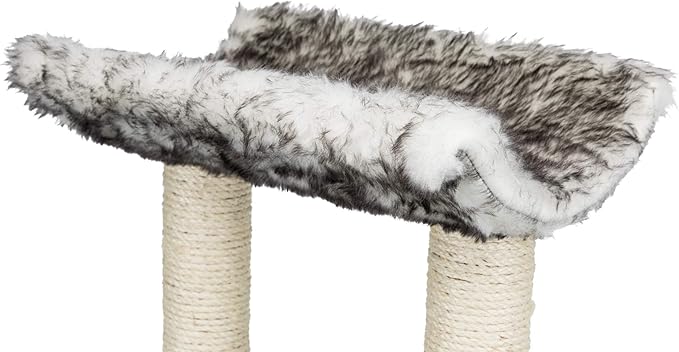 Trixie Isaba Scratching Post, 62 cm, Black/White - PAWPICO