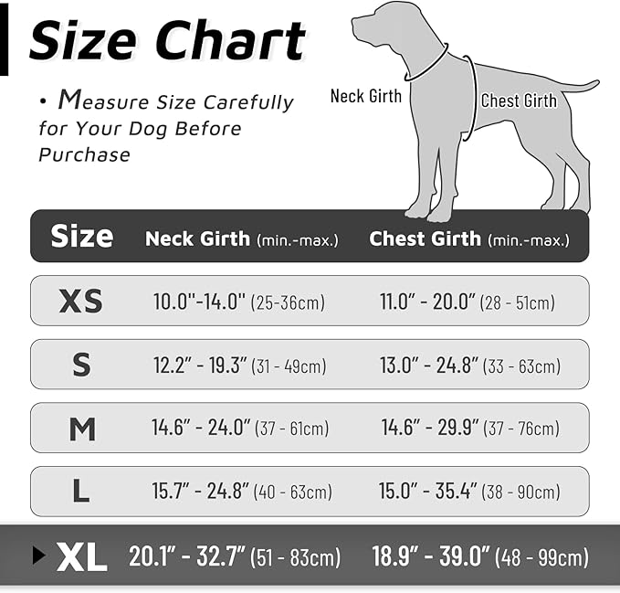 Eagloo Dog Harness Large Breed, No Pull Service Vest with Reflective Strips and Control Handle, Adjustable and Comfortable for Easy Walking, No Choke Pet Harness with 2 Metal Rings, Black, XL GoExplorewithEagloo