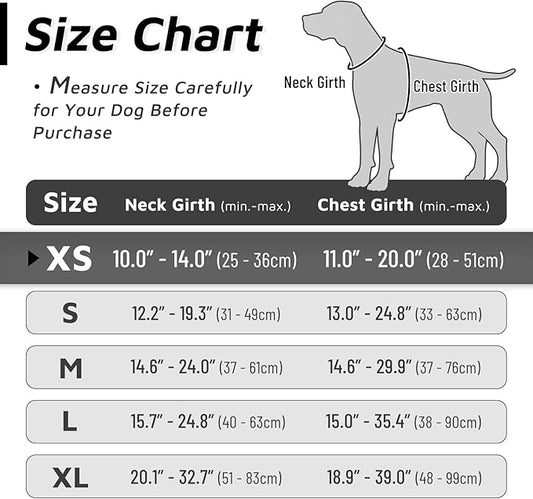 Eagloo Small Dog Harness No Pull, Service Vest with Reflective Strips and Control Handle, Adjustable and Comfortable for Easy Walking, No Choke Pet Harness with 2 Metal Rings, Black, XS GoExplorewithEagloo