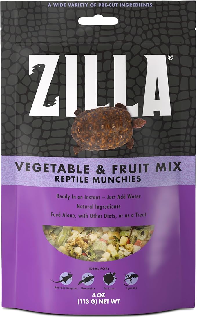 Zilla Reptile Munchies Vegetable and Fruit Mix 4 oz. Zilla