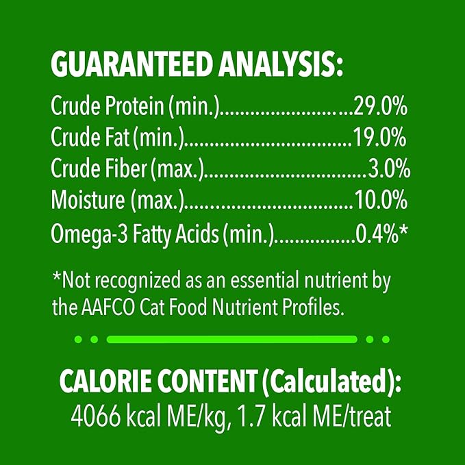 FELINE GREENIES SMARTBITES Skin & Fur Crunchy and Soft Natural Cat Treats, Chicken Flavor, 2.1 oz. Pack GREENIES