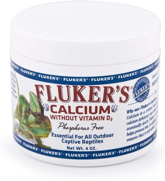 Fluker's Reptile Calcium Supplement Without Vitamin D3 Flukers