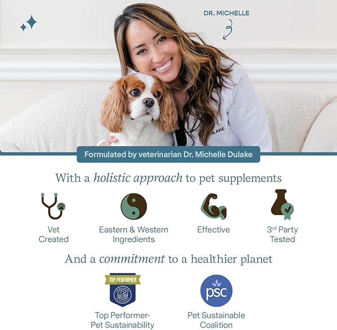 Fera Pet Organics Collagen Plus Cat & Dog Food Topper – Vet Created Support for Pet Joints, Skin, Bone & Immune System with Collagen + Vitamin C – Powder Supplement - 4.23oz FeraPets