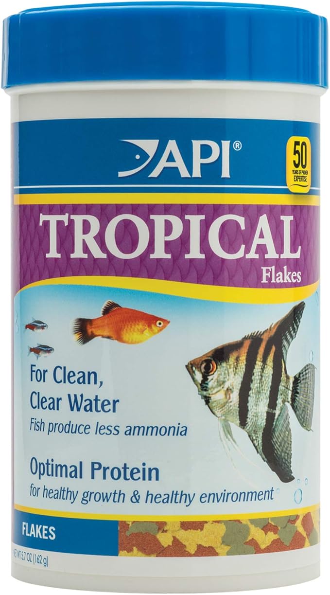 API TROPICAL FLAKES Fish Food 5.7-Ounce Container API