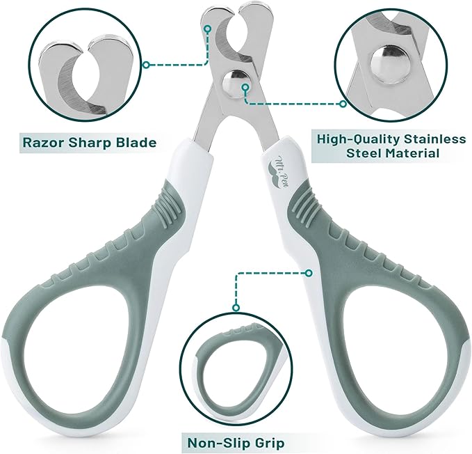 Mr. Pen- Cat Nail Clipper, Cat Nail Trimmers, Cat Claw Clippers, Cat Claw Trimmers, Kitten Nail Clipper, Cat Clippers for Nails, Nail Clippers for Cats, Pet Nail Clippers for Cats, Cat Nail Cutter - PAWPICO