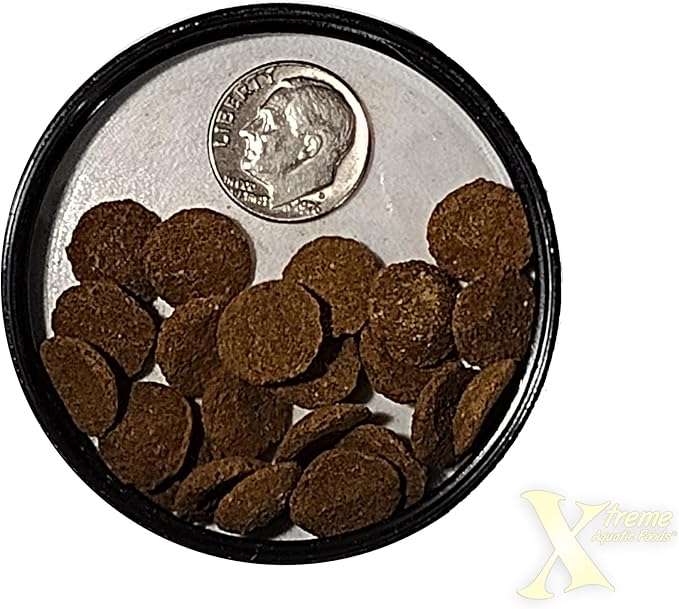 Xtreme Scrapers Wafers - Premium 14mm Fast-Sinking Fish Food – Nutrient & Cellulose Rich Ideal for Nocturnal Feeders, Catfish, Plecostomus Species, and Loaches – USA Farm Grown (35oz) XtremeAquaticFoods
