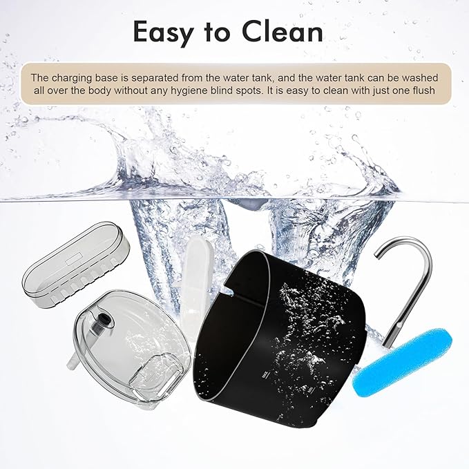 Cat Water Fountain,74oz/2.2L Cat Automatic Water Fountain with a Detachable Water Tank,Pet Water Dispenser for Cats,Dogs,Quiet Pump Inside - PAWPICO
