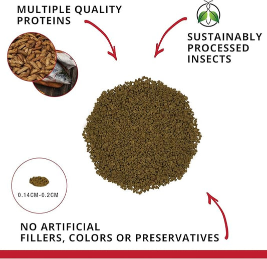 Fluval Bug Bites Cichlid Fish Food, Granules for Small to Medium Sized Fish, 3.74 lb., A6598 Fluval