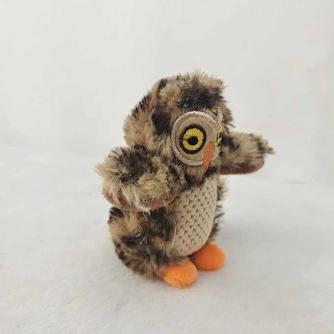 3 Pack Owl Dog Toys, Toy for Small Dogs, Dog Toys with Squeaker, Multipack Dog Toys, Plush Dog Toys, Toy for Small Dogs, Owl in Tree Dog Toy (3 Pack: Replacement Animals, Owl) - PAWPICO