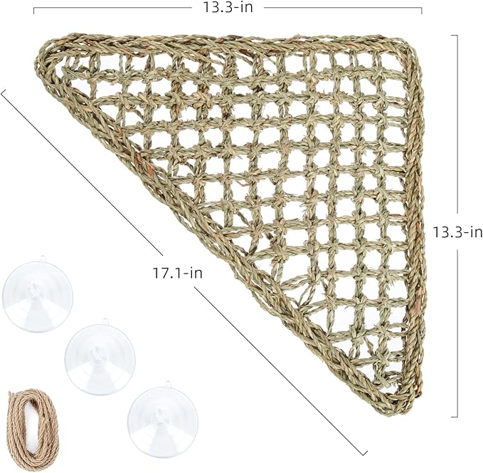 Niteangel Bearded Dragon Hammock Reptile Lounger for Chameleon, Lizards, Gecko, Snakes, Lguana Reptiles, Geckos (Triangle 17'' x 12.5'') Niteangel