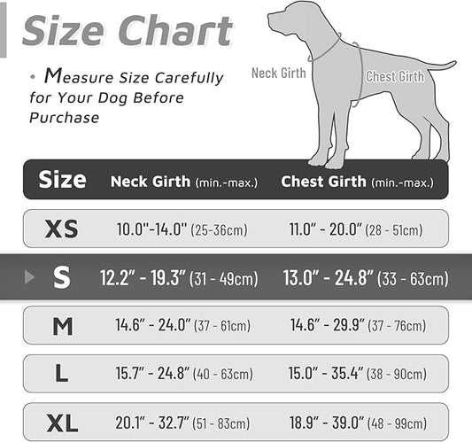 Eagloo Dog Harness Small Sized Dog, No Pull Service Vest with Reflective Strips and Control Handle, Adjustable and Comfortable for Easy Walking, No Choke Pet Harness with 2 Metal Rings, Grey, S GoExplorewithEagloo