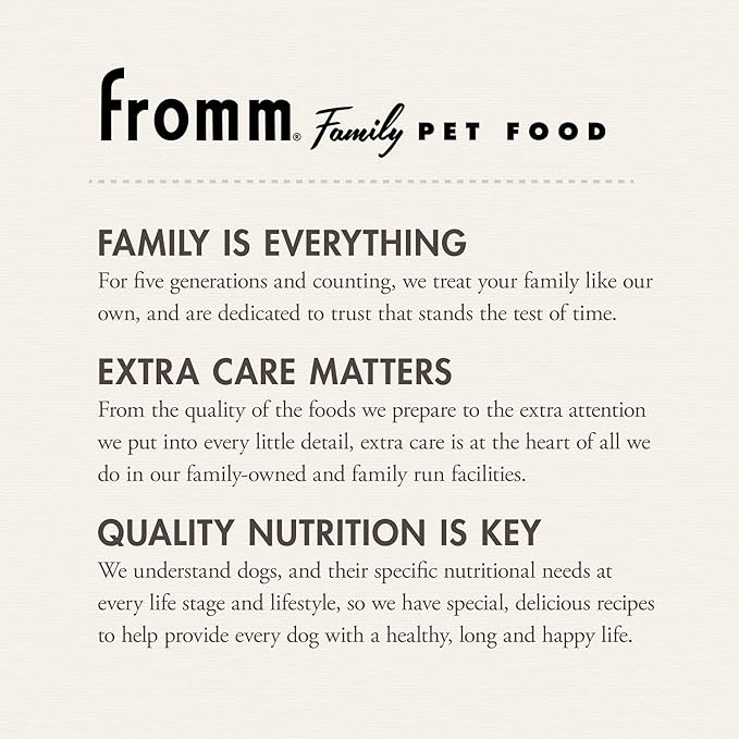 Fromm Adult Gold Dry Dog Food 5 lb Bag & Crunchy Os Blueberry Blasts Dog Treats 6 oz Bag - Chicken Recipe - PAWPICO