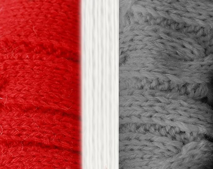 2 Pack Dog Christmas Sweaters for Small Dogs - Puppy Medium Warm Clothes Winter, Turtleneck Pullover Design for Male Boy Girl Pet, Doggie, Cat, Kitten Chihuahua Bulldog (S, Xmas Red, Grey) - PAWPICO