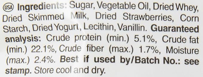 Vitakraft Drops Hamster Treat - Strawberry - Yogurt Treats for Hamsters Pink 5.3 Ounce (Pack of 1) Vitakraft
