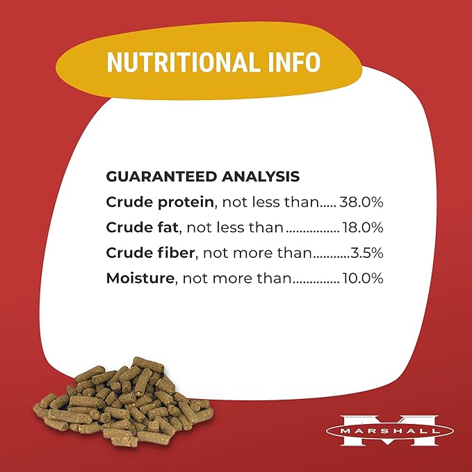 Marshall Pet Products Natural Complete Nutrition Premium Ferret Diet Food with Real Chicken Protein, Highly Digestible, 7 lbs Marshall+Pet+Products