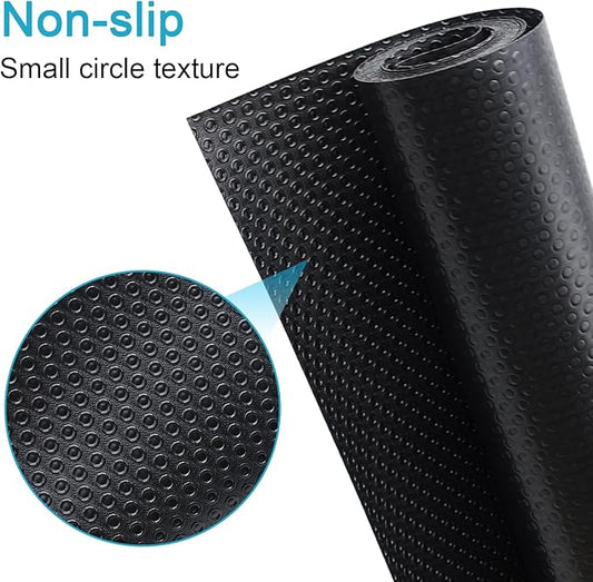 Reptile Carpet Bedding, 17.7 x 78.7 Inches Cuttable Reptile Terrarium Substrate Liner, Bearded Dragon Tank Accessories, Reptile Tank Mat for Leopard Gecko, Lizard, Snake and Tortoise, Black PAWPICO