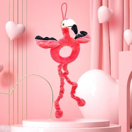 Catnip Toys, Cute Flamingo Cat Toys with Bells and Crinkle Paper for Indoor Cats, Door Hanging Cat Toy for Cats & Kitten - PAWPICO